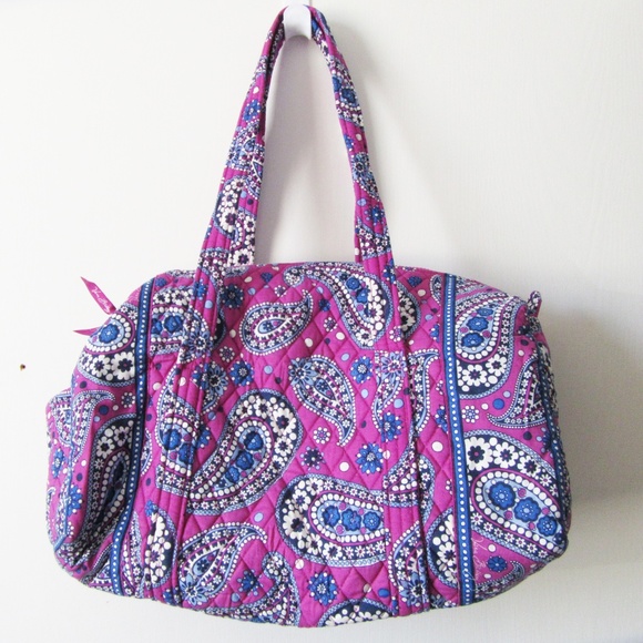 Vera Bradley Bags Vera Bradley Small Duffel Bag Purple Paisley